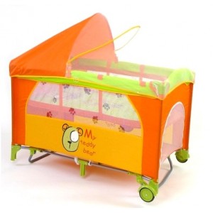 Cestovná postieľka Milly Mally Mirage Deluxe, Teddy